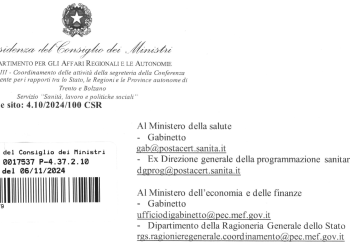 Nazionale: Nuovo Nomenclatore Tariffario. Schema di Decreto (con tariffario allegato) redatto dal Ministero della Salute. Parte l’iter procedurale per l’approvazione. Incontro tecnico fissato per il 12.11.2024