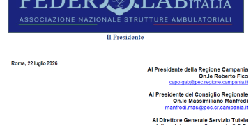 Campania: Specialistica Ambulatoriale “Indicatori di premialità” all. B ex D.G.R.C. n. 215/2022 e ss.mm.ii. Riscontro nota Regione Campania del 08.07.2026