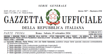 Nazionale: Nuovo Nomenclatore Tariffario Specialistica Ambulatoriale e Protesica. Pubblicato il Decreto Ministeriale del 07.08.2026. (G.U. n. 218 del 19.09.2026)