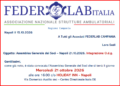 Campania: Assemblea Generale dei Soci FEDERLAB del 21.10.2026. Integrazione punti all’Ordine del Giorno. Informazioni importanti agli Associati FEDERLAB CAMPANIA.